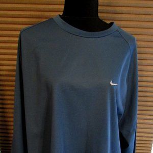 Nike, Light Weight Breathable Blue Pullover, Men's 2XL